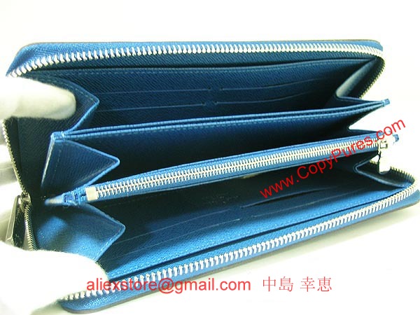 ルイヴィトンエピ ジッピーウォレット財布 サフィールM60435